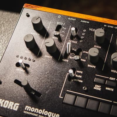 Korg Monologue Analog Synthesizer, Black - Floor Model image 2