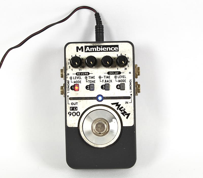 Muza FD900 Reverb/Delay 'M Ambience' Guitar Effect Pedal Reverb
