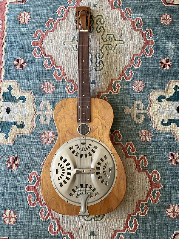 Dobro 1932-1933 Cyclops Natural Finish Square Neck | Reverb