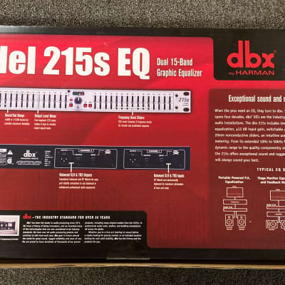dbx 215s Dual 15-Band Graphic Equalizer image 2