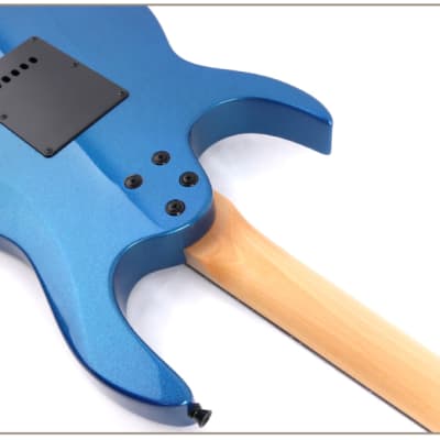 Electric Guitar 24 Fret full size Blue Premium PPE797 image 9