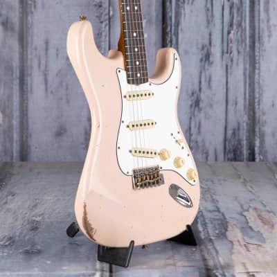 Fender Custom Shop Limited Edition 1964 Straotcaster Relic, Super Faded Aged Shell Pink image 2