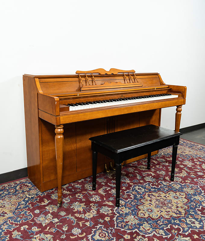 Everett Upright Piano | Satin Walnut | SN: 206979 | Used