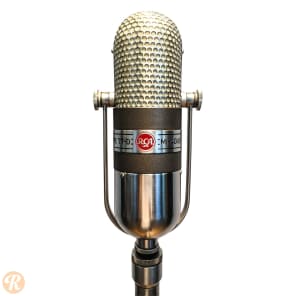 Microphone, RCA 44B, With Yoke Mount And Cable, Non-Operational, Black,  RCA, 1930s+, Metal, 12H, 5W, 3L - History For Hire
