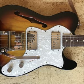 Fender Telecaster Custom Thinline with Bigsby | Reverb
