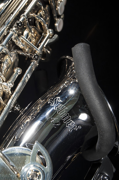 Selmer AS42b Professional Alto Saxophone Black Nickel w mouthpiece and case Reverb