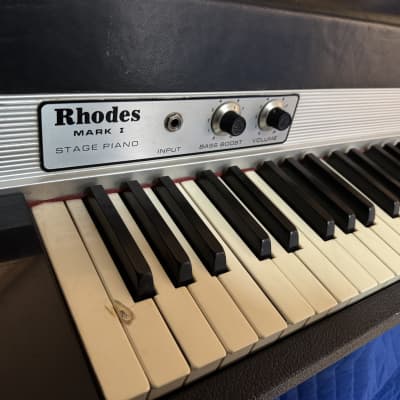 Fender Rhodes Mark I Stage 73-Key Electric Piano 1976 - Black Rounded Top image 2