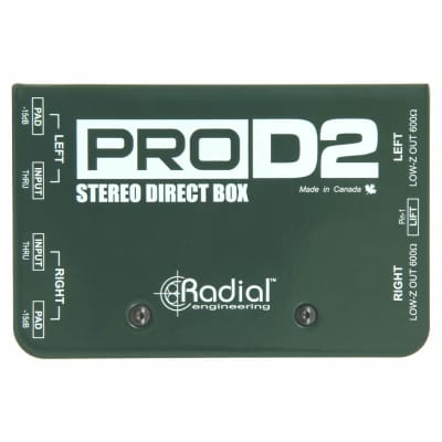 RADIAL ProD2 Passive 2 Channel DI Compact Design W/ 2 Radial Transformers OPEN BOX/DEMO image 1