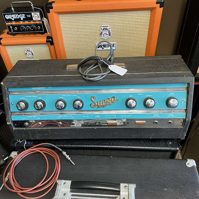 Supro Sportsman S6698 Tube Guitar Amplifier Head, circa 1967 image 1