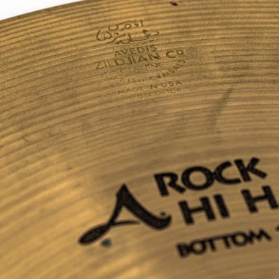 Zildjian Avedis A Series Rock Hi-Hat Pair - 14" Inch - Top 1250g Bottom 1350g image 3