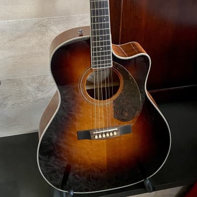 Fender Paramount PM-4  All Solid  Acoustic/Electric Guitar image 3