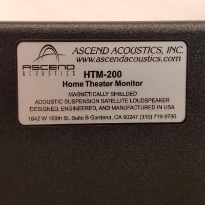 Ascend Acoustics HTM-200 Home Theater Monitor Black image 6