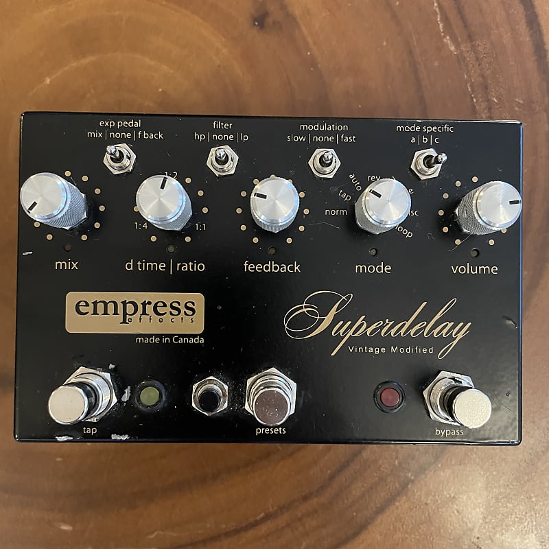 Empress Vintage Modified Superdelay Pedal | Reverb