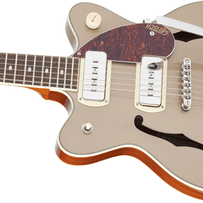 Gretsch G2655T-P90 Streamliner™ Center Block Jr. Double-Cut P90 with Bigsby®  Sahara Metallic and Vintage Mahogany Stain image 6