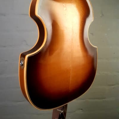 C1960 Herbert Todt PERLGOLD Violin Bass. Solid woods Archtop image 6