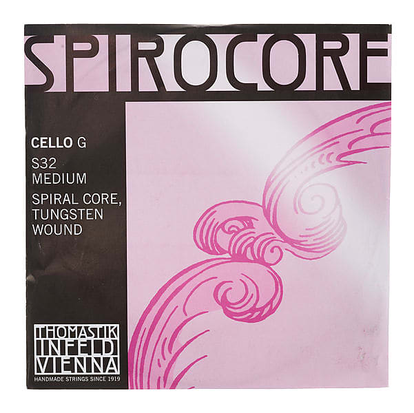 Thomastik-Infeld S32 Spirocore Tungsten Wound Spiral Core 4/4 Cello String - G (Medium) image 1