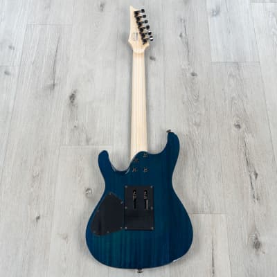 Ibanez S6570Q S Prestige Guitar, Natural Blue, Macassar Ebony Fretboard image 5