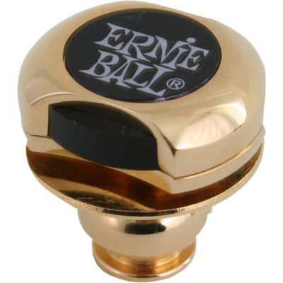 Ernie Ball Super Locks in Gold, Nickel Plated Steel, Secure Connection, P04602 image 6