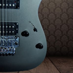 Ibanez RG320 Gunmetal Gray Electric Guitar With Floyd Rose image 3