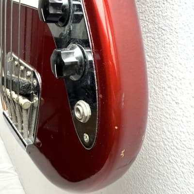 Fender Mustang Bass 1969 - Competition Red w/ Matching Headstock image 10