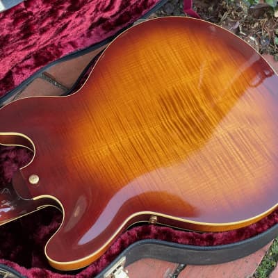 Yamaha SA2200-OVS Semi-Hollow Electric Guitar 2010s - Old Violin Sunburst image 6