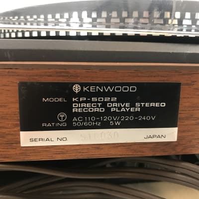 Kenwood KP-5022 Turntable image 8