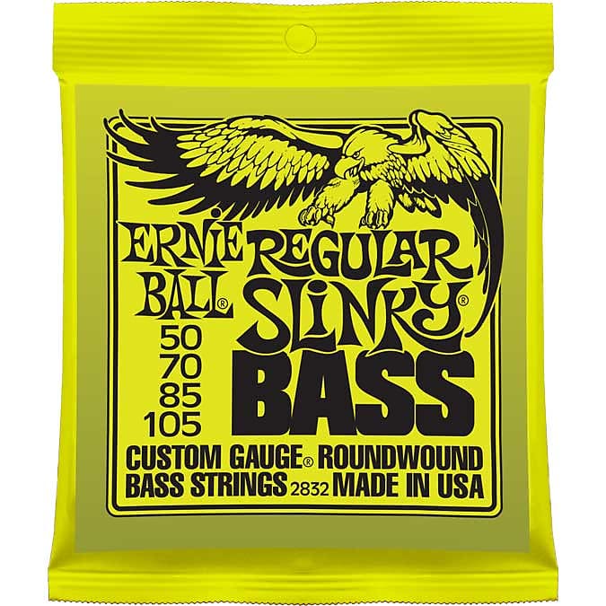 Ernie Ball P02832 Regular Slinky Electric Bass Strings image 1