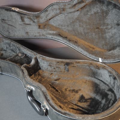 Glarry F-Style Mandolin hard shell case - Black leather image 2