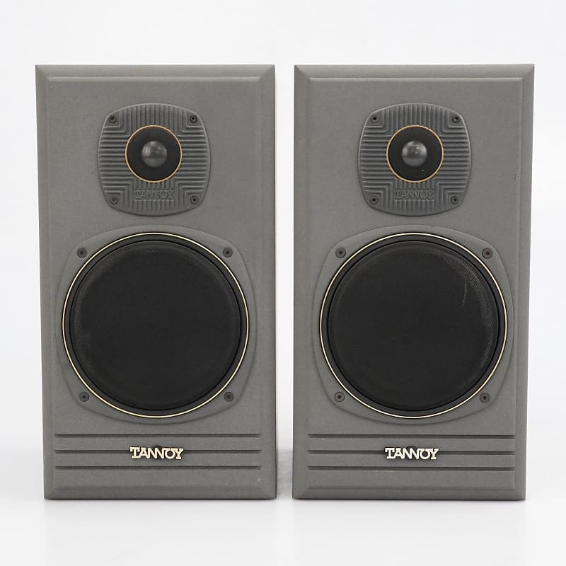 Tannoy System 2 Passive Studio Bookshelf Monitor Speakers w/ Cables #54670 image 1
