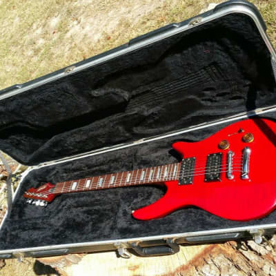 Made in USA Peavey Impact Torino I  Trans Red hardshell case included image 1