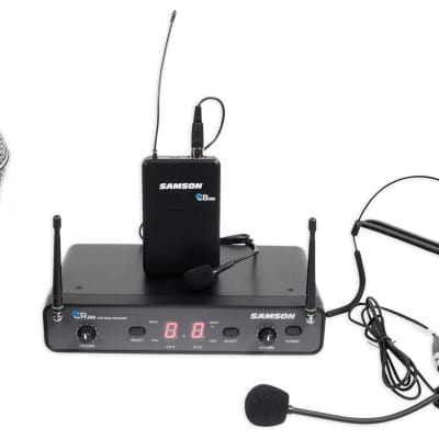 Samson Concert 288 UHF Headset Wireless Microphone Mic For Church