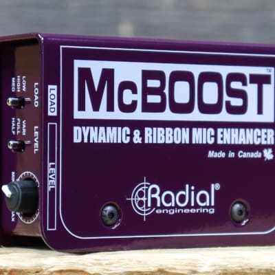 Radial Engineering McBoost Dynamic & Ribbon Microphone Enhancer