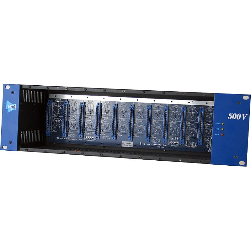 API 500VPR 10-Slot 500 Series Rack with L200 Power Supply imagen 3