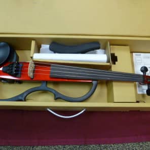 Yamaha SV-120 Silent Violin Candy Apple Red | Reverb