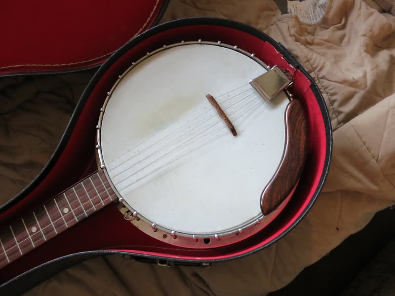 Vintage Pirles Closed Back Banjo Model FB-40 in Original