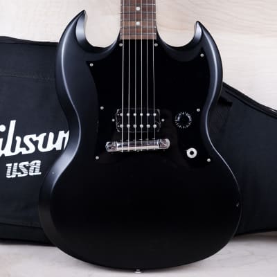 Gibson Melody Maker USA製 2011年 2PU Ebony Gibson 2011 Melody Maker SG - Ebony w/Gig Bag - 2nd Hand