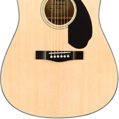 Fender CD-60S 6-String Solid Top Acoustic Guitar - Natural image 1