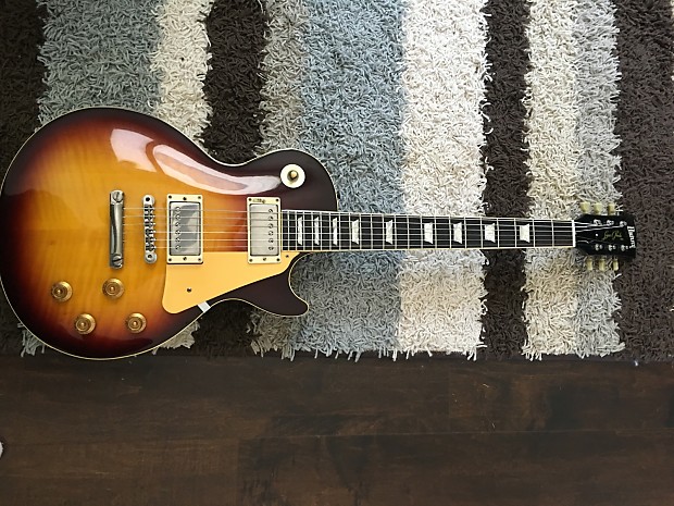 大人気定番商品 Burny Les Paul Super Grade 1988-89 Flamed Darkburst | Reverb ギター