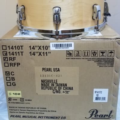 Pearl Reference 14x11 Natural Maple Tom Drum #102 w/Optimount NEW - Authorized Dealer - WorldShip image 6