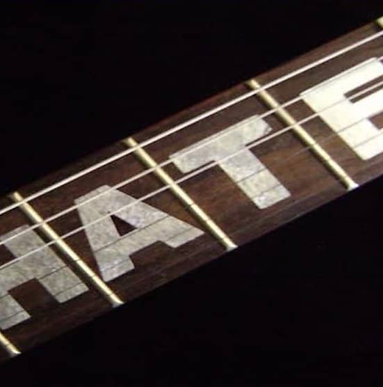 Fretboard Markers Inlay Sticker Decals for Guitar and Bass - Jason