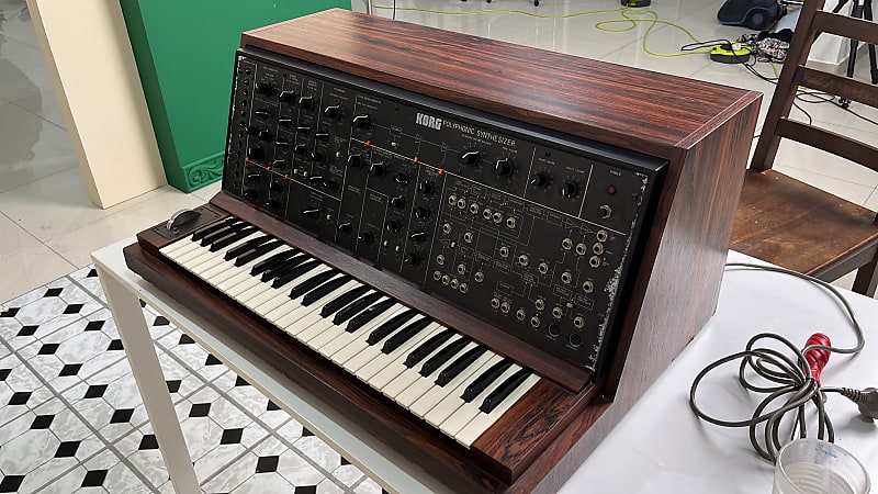 Korg PS-3100 Polyphonic Synthesizer 1977 - Wood image 1