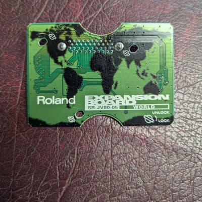 Roland SR-JV80-05 World Expansion Board 1990s - Green