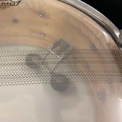 Rikki Rocket's Poison, Slingerland 5x14" Radio King Snare Drum 1951 - Marine Pearl image 21