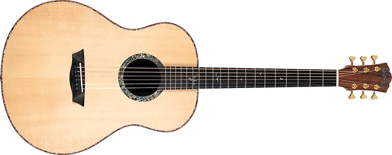 Washburn Bella Tono Elegante S24S Acoustic Studio Size Guitar, Natural Gloss image 1