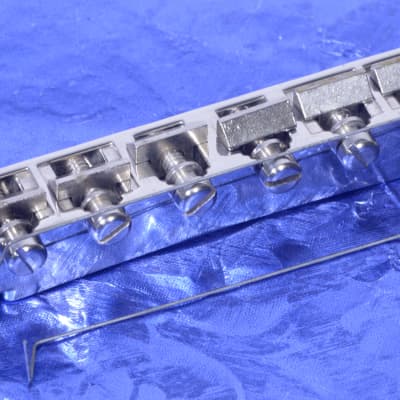Gibson '60s ABR-1 Patent Number Nickel Tune-O-Matic Bridge New Old Stock image 2