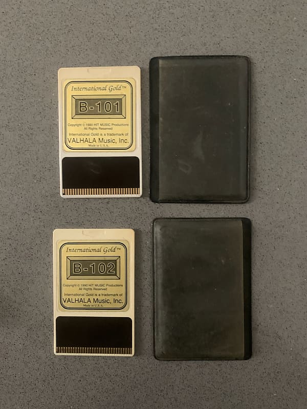 Korg M1 / M1r – Valhalla International Gold 2 card set (B-101, B-102) image 1