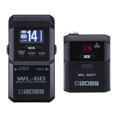 Boss WL-60 Wireless System Transmitter & Beltpack Receiver image 1
