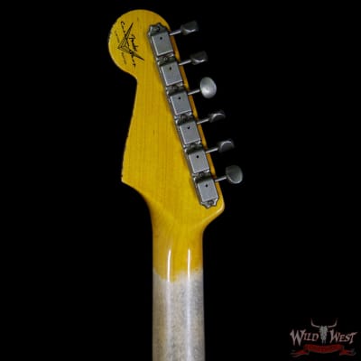Fender Custom Shop White Lightning Floyd Stratocaster Heavy Relic Rosewood Board 21 Frets Torino Red image 10