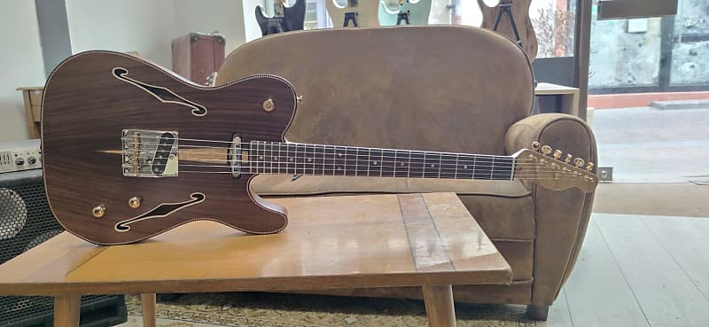 Crul Guitar Telecaster Thinline Vintage 2021 Natural image 1