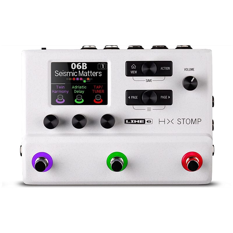 Line 6 HX Stomp Multi-Effects Processor Pedal, Limited Stomptrooper White Edition image 1